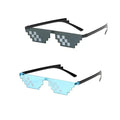 8 Bit Thug Life Sunglasses Pixelated Men Women Brand Party Eyeglasses Mosaic UV400 Vintage Eyewear Unisex Gift Toy Glasses Amagi
