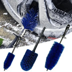 Car Wheel Multifunction Cleaning Brush Long Soft Handle Rim Hub Microfiber Brush Tire Detail Brush Auto Motorcycle Washing Amagi