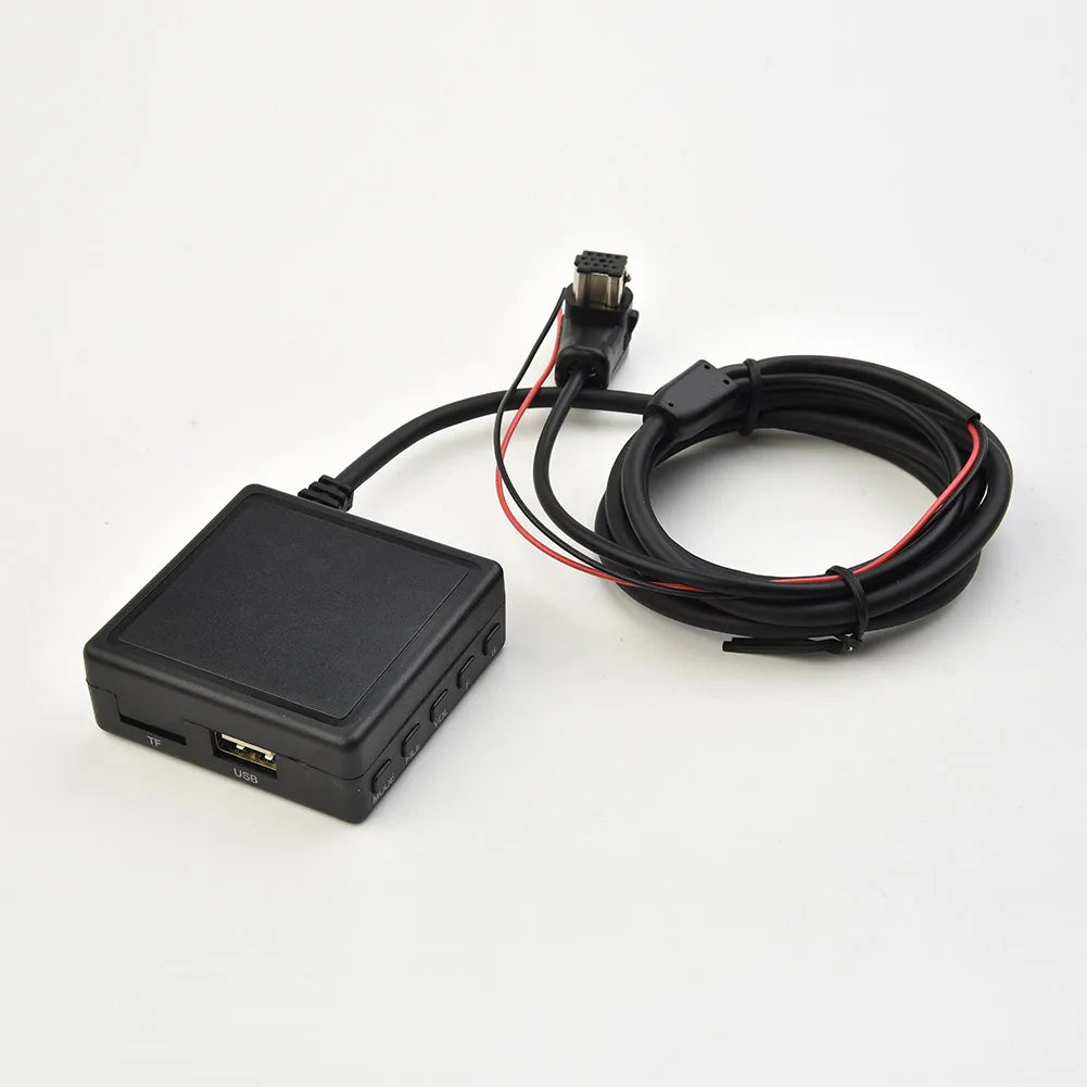 Car BT 5.0 AUX USB Music Adapter MIC Audio Cable For Pioneer Radio IP-BUS P99 P01 Bluetooth Receiver Car Kit