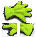 Five Finger Washing Car Gloves Plush Sponge Wheel Hub Cleaning Thickened Plush Does Not Damage Car Paint Comprehensive Amagi