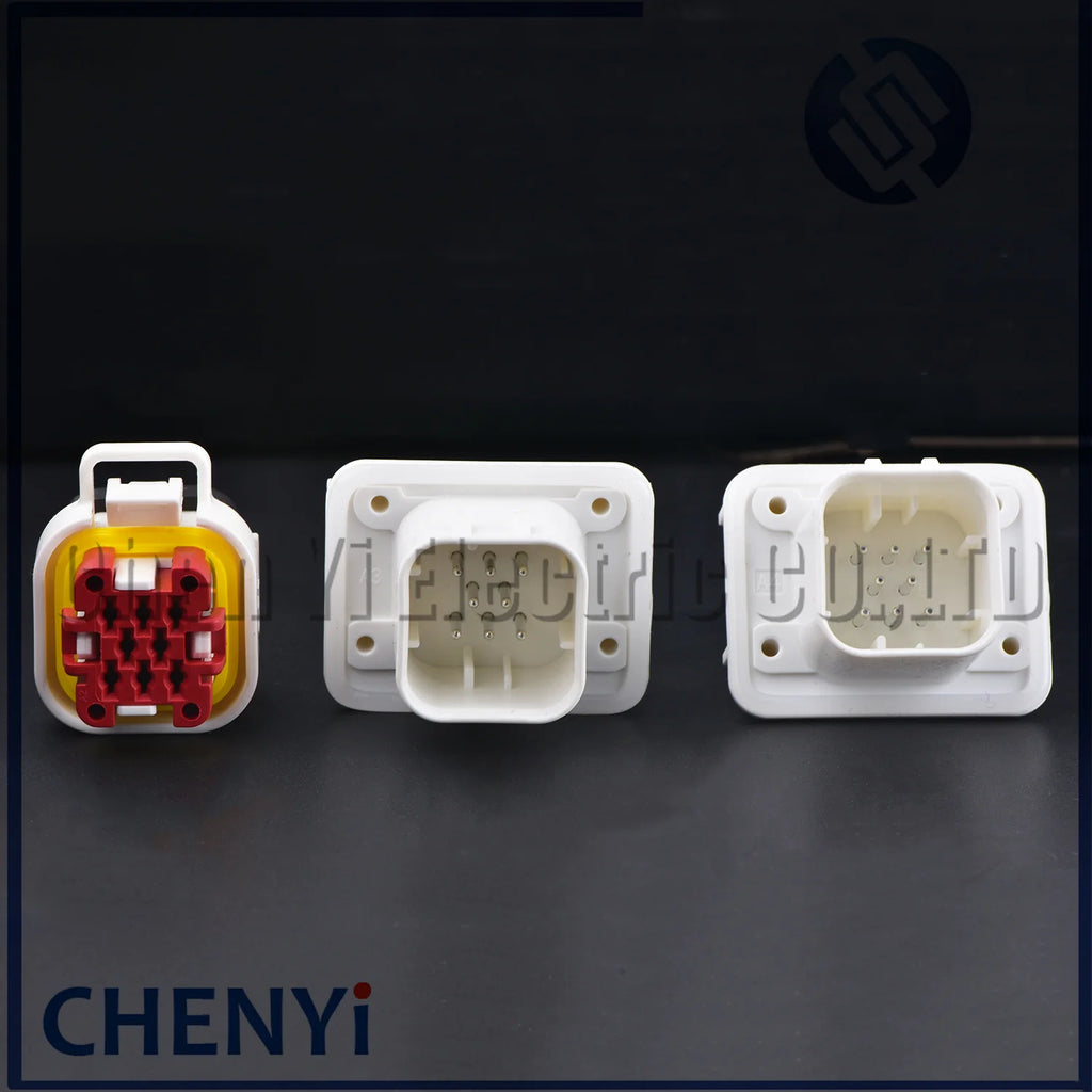 White 8 Pin Male or Female Waterproof Automotive ECU Connector EPEC PCB Wire harness plug 776286-2 776276-2 776280-2 With Pins