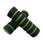 4pcs Universal Grip Comfort Sponge Foam Handle Bar Motorcycle Dirt Bike E-bike Grip Cover Non-slip Soft Handlebar Bicycle Part
