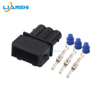 357972763 Car throttle fog lamp 3-hole plug male and female waterproof wiring harness connector DJ7032-3.5-11/21