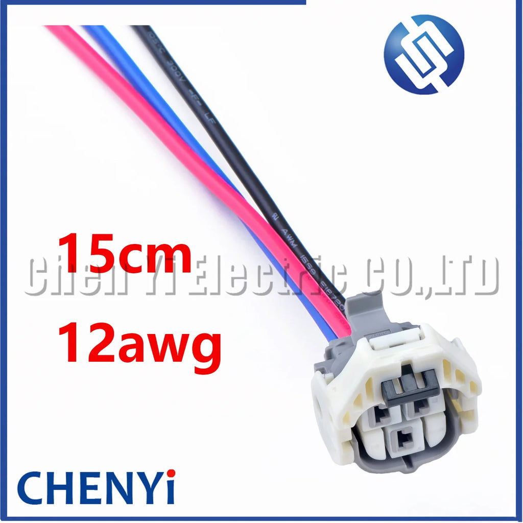 3 Pin Automotive waterproof connector Electronic power pump steering gear Wire harness Plug 6189-1230 90980-12496 For Toyota