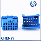 18 Pin male female Connector Automotive  Plug Unsealed Electric Harness Socket 6-968974-1 3-967629-1