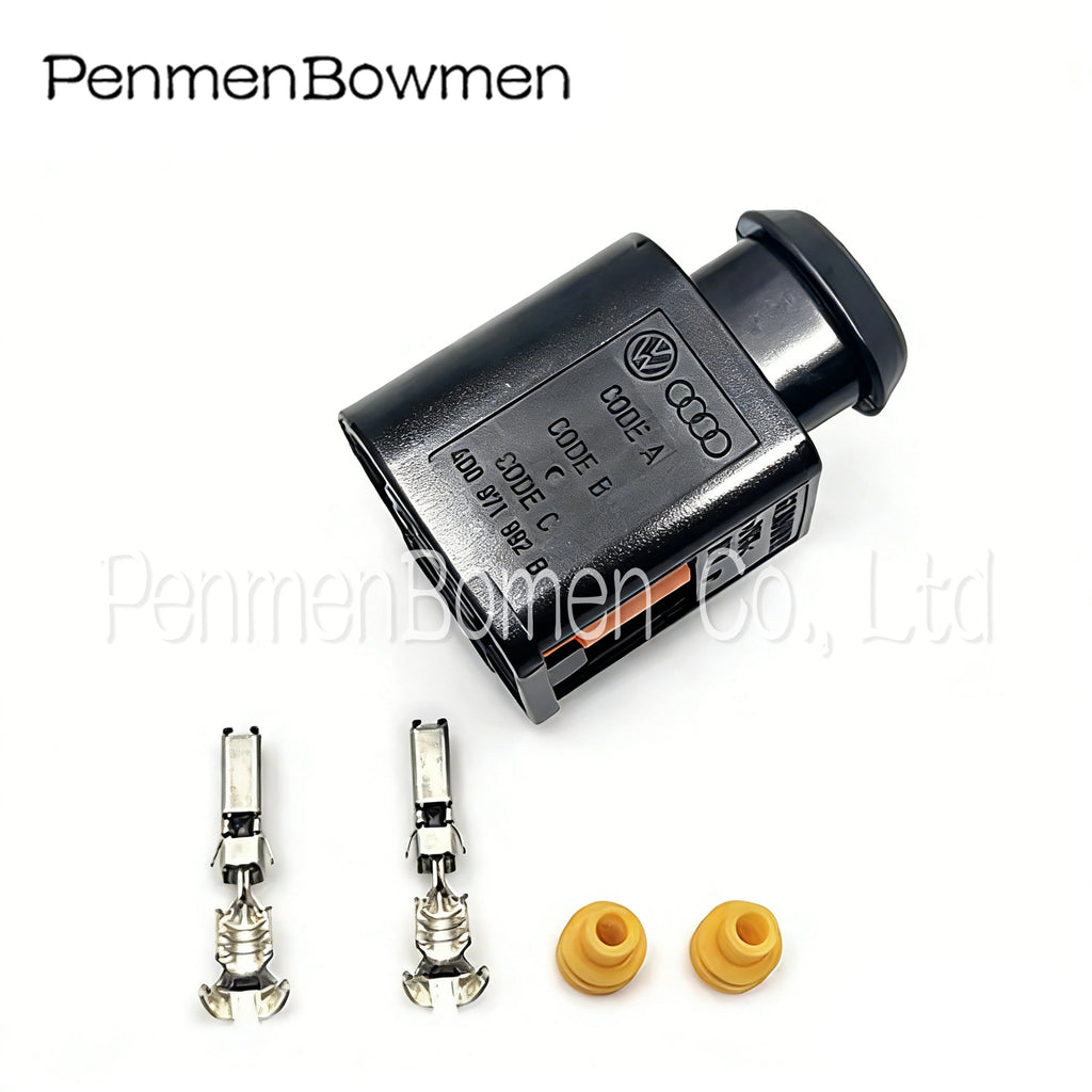 1 Set 2 Pin Car 4D0971992B Alternator Pigtail Plug Wiring Harness Electrical Cable Connectors For Golf Polo Passat A4 Skoda