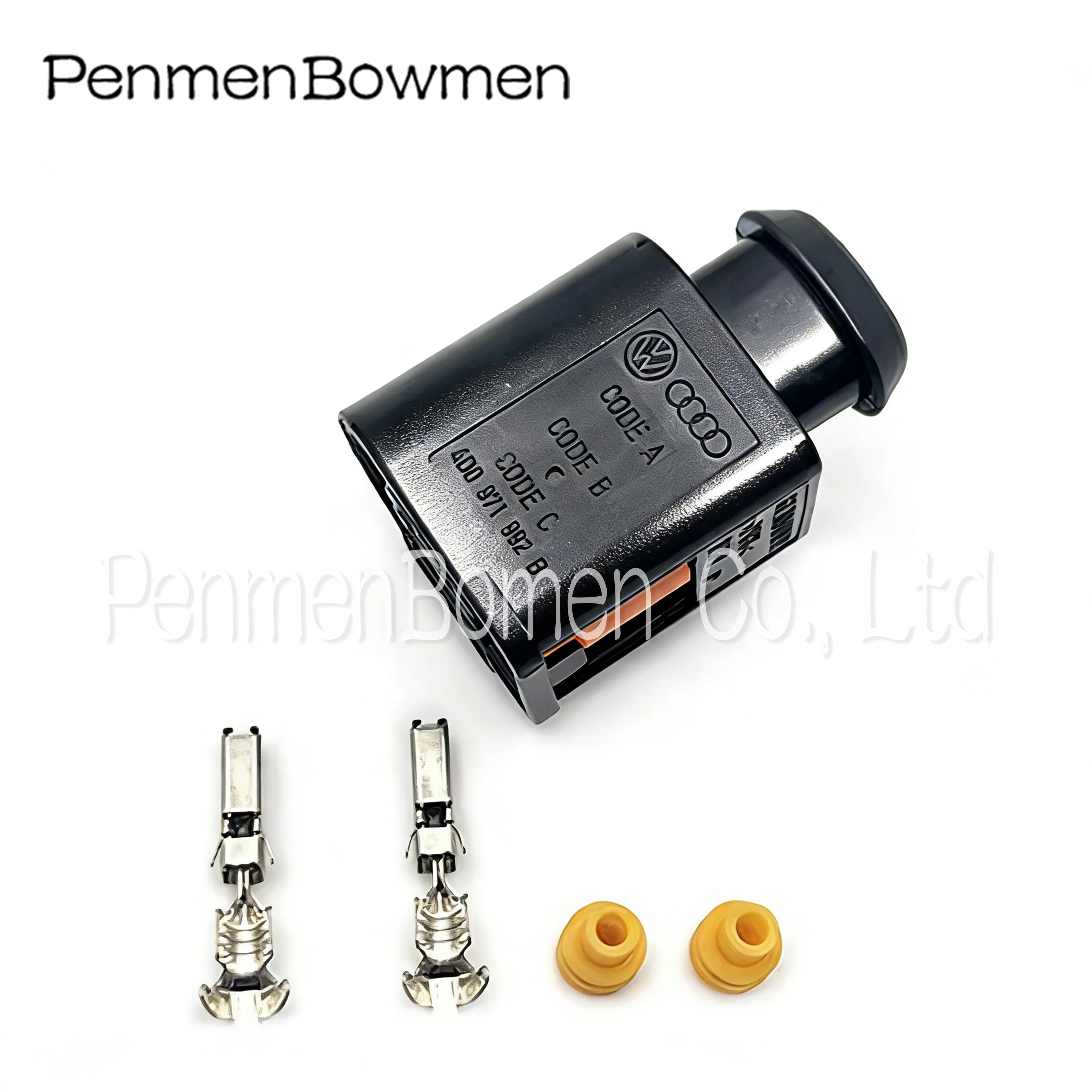 1 Set 2 Pin Car 4D0971992B Alternator Pigtail Plug Wiring Harness Electrical Cable Connectors For Golf Polo Passat A4 Skoda