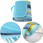Waterproof Sandproof Camping Mat Picnic Blanket Beach Mat Portable Camping Beach Blanket for Hiking Camping Foldable Amagi