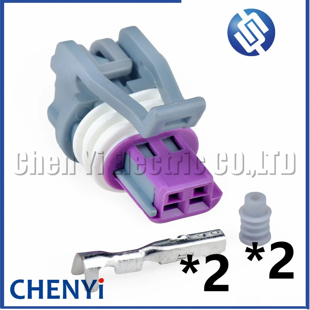 2 Pin Car intake exhaust VVT solenoid valve connector Water Temperature Sensor Plug 15449028 13512990 For Buick Chevy Hyundai