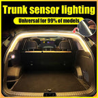 Car High Brightness Trunk Lighting Ambient Light Interior Decoration LED Wiring Free Automatic Sensing Tailgate 2/4M Strip Amagi