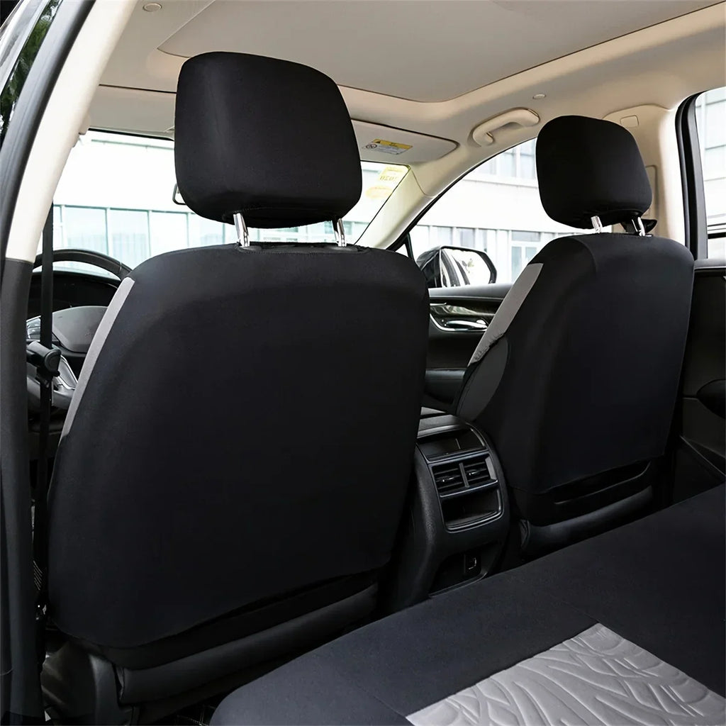 Car Seat Covers Set Universal Fit Most Cars with Butterfly Pattern Tire Track Detail Styling Protector Covers for the Car Amagi