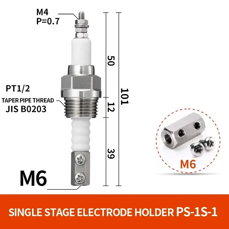 High Temperature High Pressure Boiler Electrode Water Level Sensor, BS-1 PS-1S Probe, Extendable Liquid Level Monitor