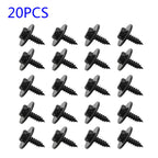 20X Hex Head  Screw Mudguard Liner Air Duct Splash Shield Trim For BMW 07147129160 Splash  Shield Clip Bolt Screw Car Accessorie