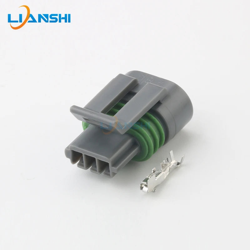 12162280 Automotive Sensor plug 3p ignition coil waterproof connector 3-hole sheath with terminal