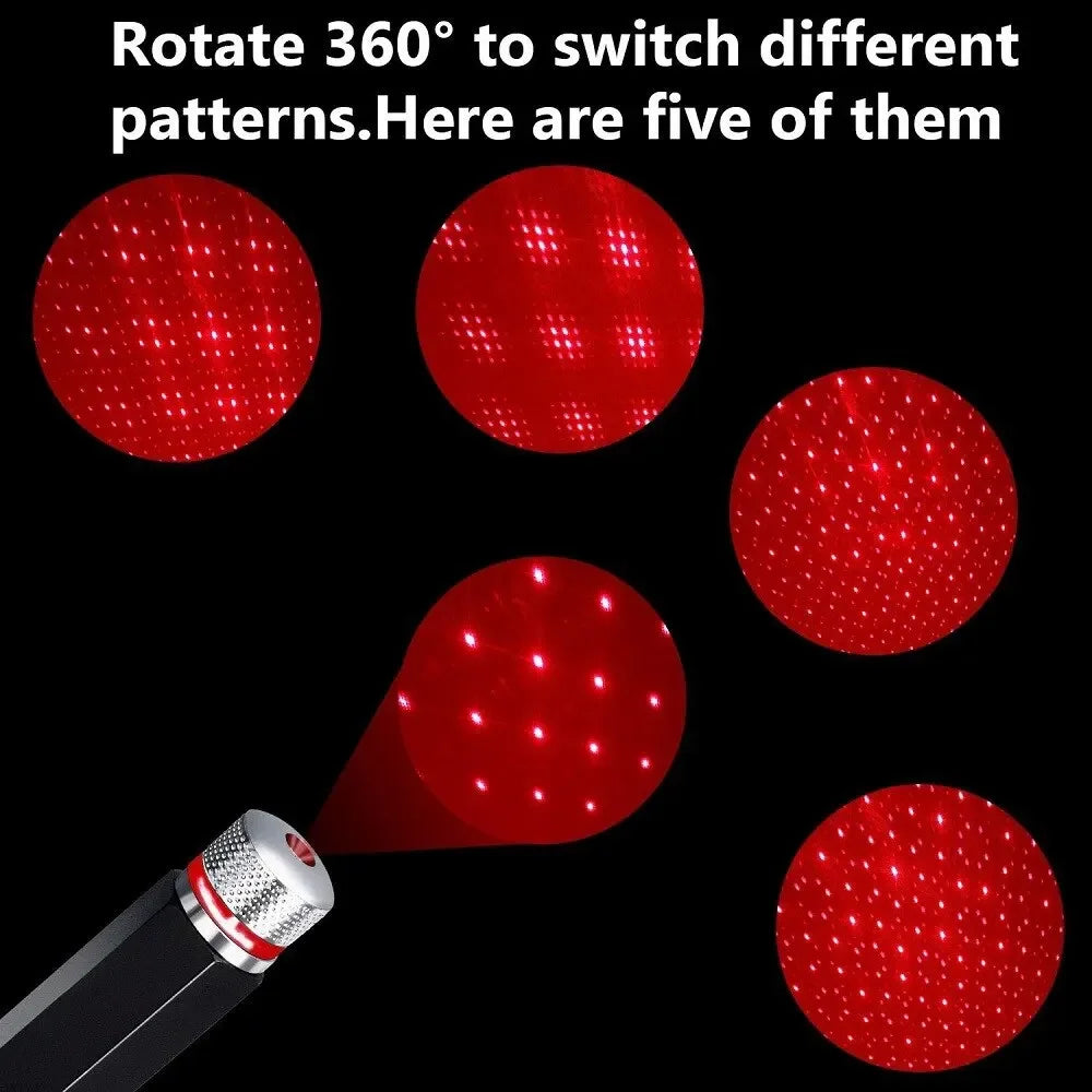 Mini LED Car Roof Star Night Light Projector Atmosphere Galaxy Lamp USB Decorative Adjustable for Auto Roof Room Ceiling Tools
