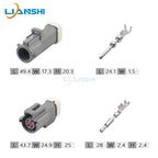 Round car connector Car water temperature sensor plug 4p male/female connector with terminal DJ70410-1.5-11/21