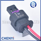 2 Pin auto fuel injector connector wires waterproof sensor plug 0-2112986-1 1-1718643-1 4F0973702 4F0 973 702