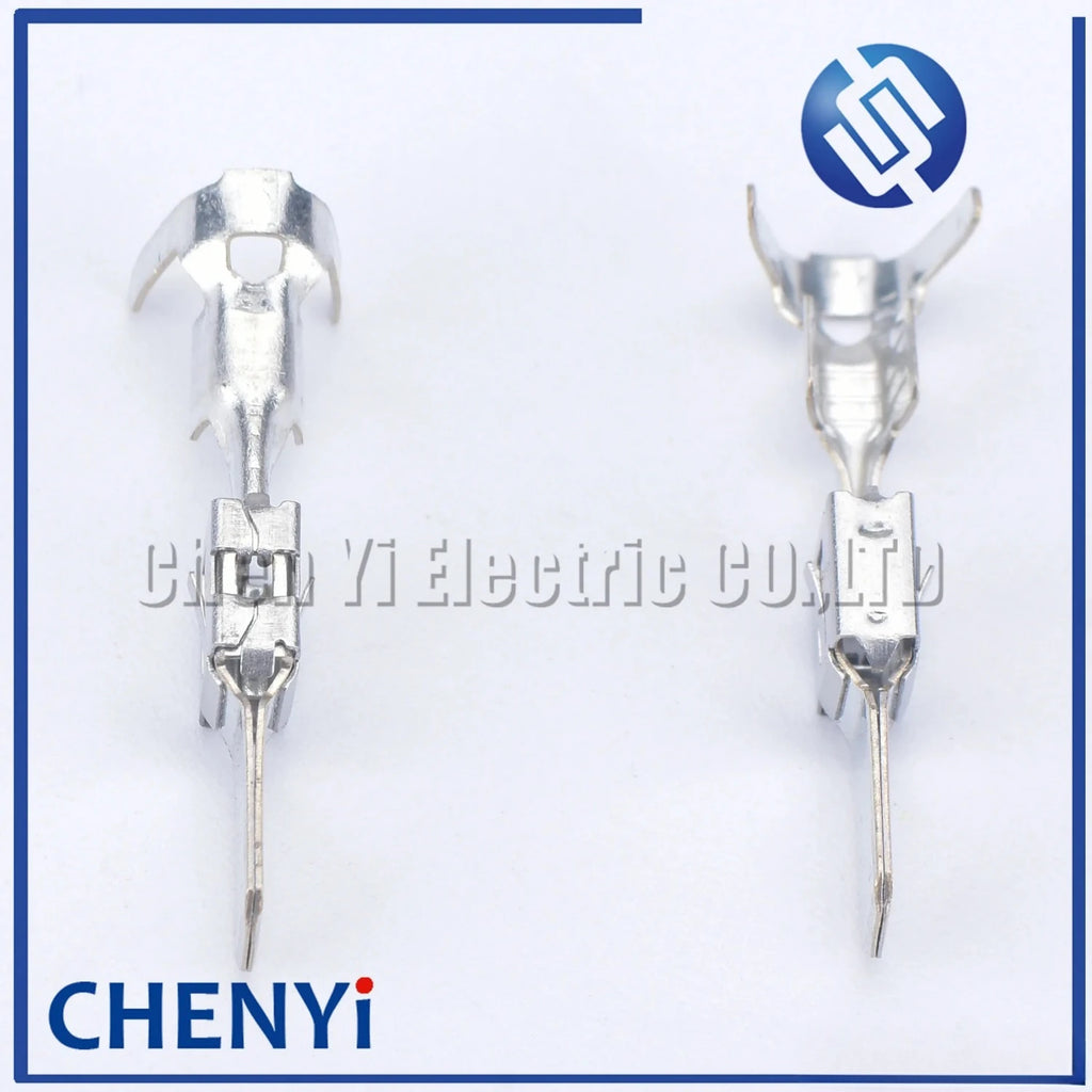 20 pcs 6.3mm automotive crimp wire terminal spade male electrical connector metal pins 2-963736-1 1-968050-1