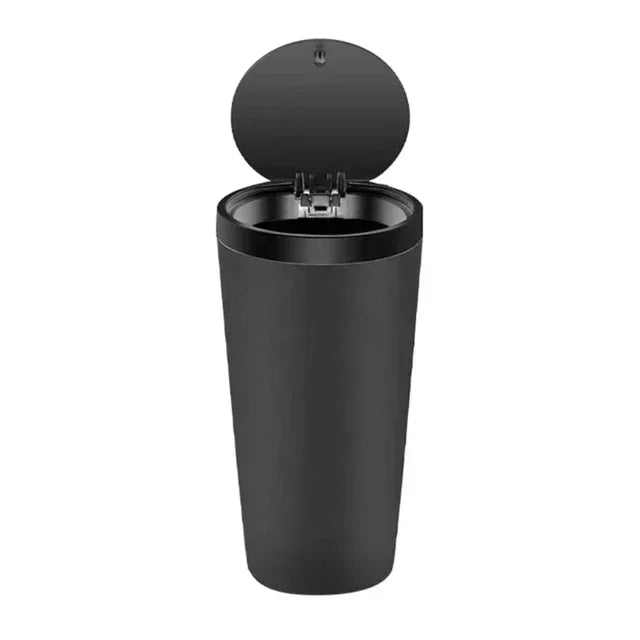 Auto Garbage Bin Ashtray Leak-proof Car Cup Holder Trash Can with Cover Storage Box Bucket Waterproof Acessory Amagi