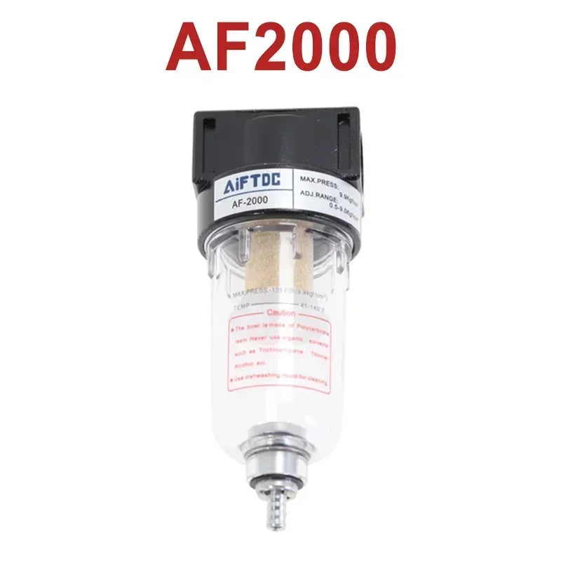 1/4 Air Source Processor AF2000 AF2000-02 Copper Filter Air Pump Filter Oil Water Separator Pneumatic Components Air Compressor