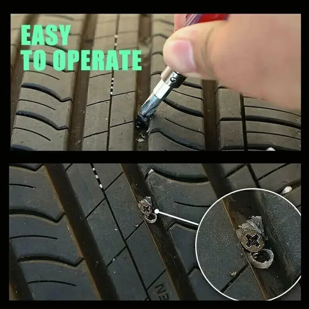 Vacuum Tyre Repair Nails for Car Trucks Motorcycle Scooter Bike Tire Puncture Repair Tubeless Auto Tires Repair Tools Amagi