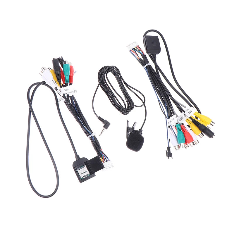 2024 New Sim Card Slot Adapter For Android Radio Multimedia Gps 4G 20pin Cable Connector Car Accsesories Wires Replancement Part