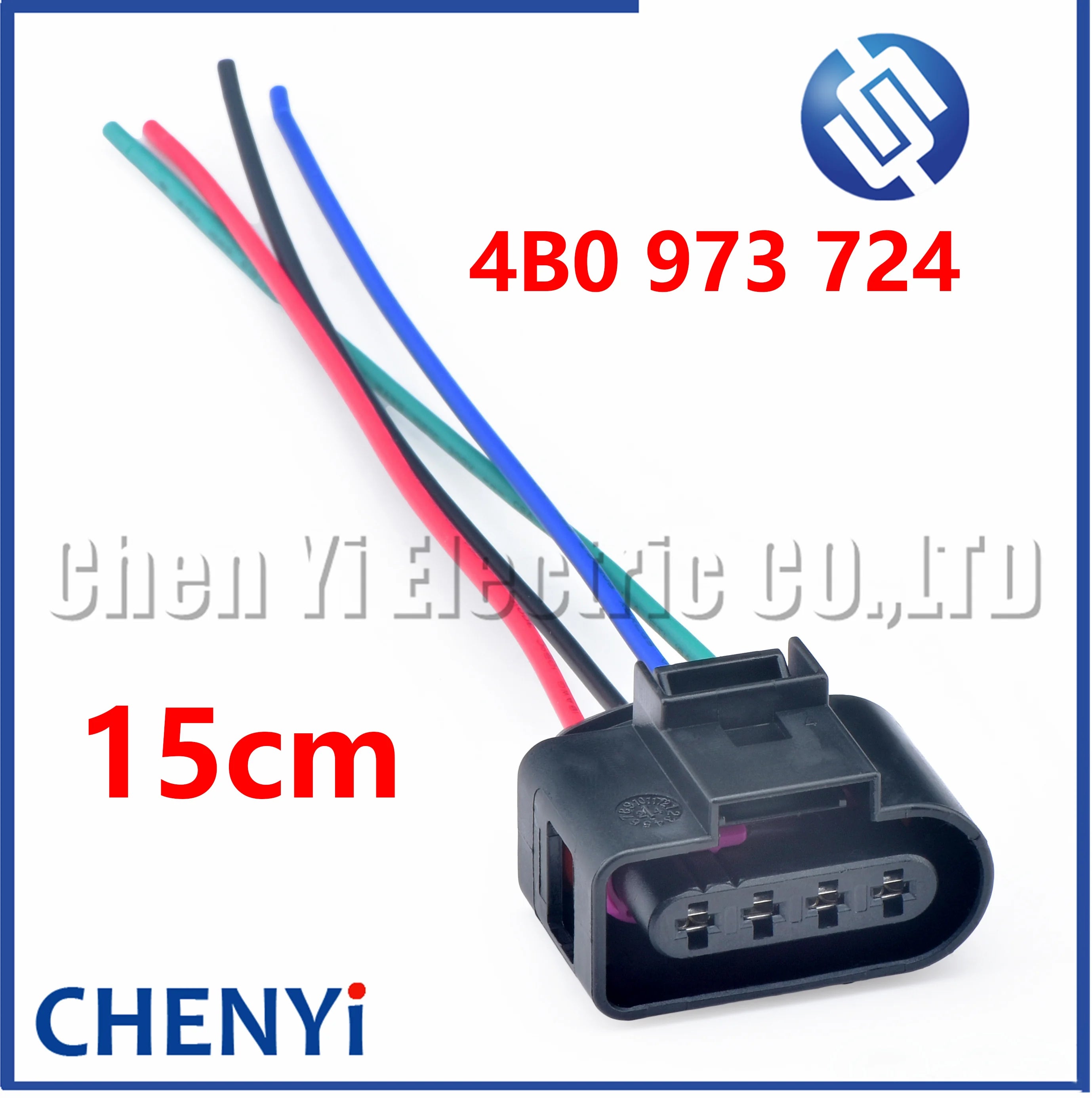 1 Pcs 4 Pin female Automotive waterproof connector Ignition Coil Wire harness plug 4B0973724 4B0 973 724 With Pins