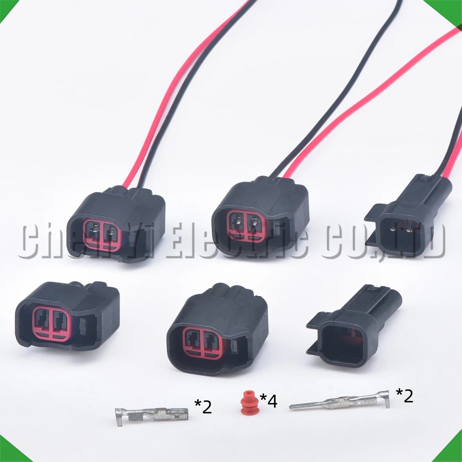 2-pin connector connector injector nozzle connector socket ford chevrolet fuel injector