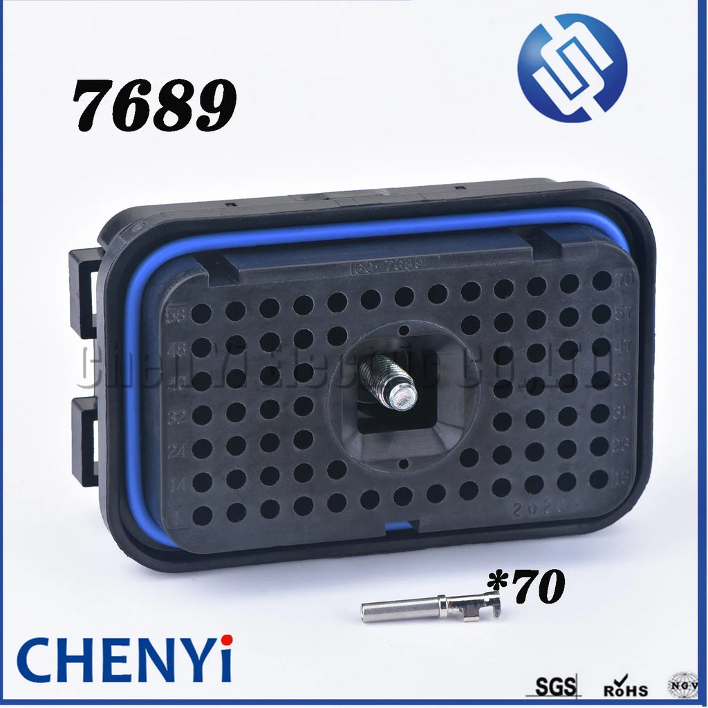 70 Pin Connector Excavator E325/330/345C/D computer board plug ECU connector Accessories 160-7689 160-7690
