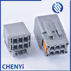1 Set 6 Pin 2.8 series male female car connector connector Window control switch plug 7283-6466-40 7282-6466-40 For Ford F250