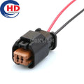 2 Pin Connector Unsealed  Series Female Connector Cable Plug Motorcycle Electrical Harnesses Wiring Harness 1801175-6