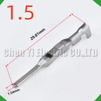 50 Pcs 1.5 2.8 mm Male or Female wire Crimp Pins For 211CC3S2120 211CL3S2160 211CC2S416...