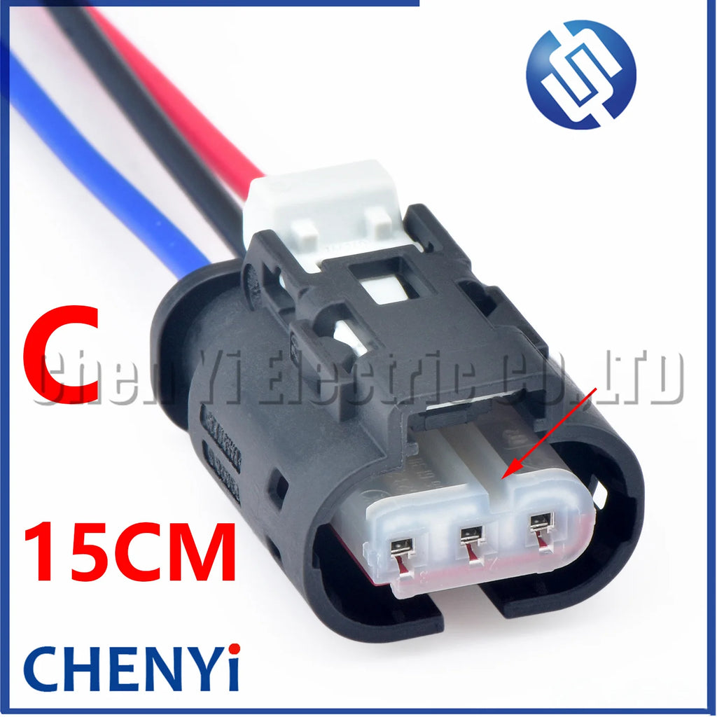 3 Pin Car Crankshaft Position Sensor connector fuel pressure Sensor plug 10010344 10092977 10092976 09406622 10098876 For GM GMC