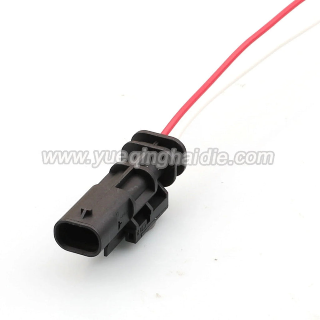 2PIN Auto Connector Waterproof 1.2mm Male Female Fuel Injector Connectors  For VW Audi 1-1703498-3 1-1718643-1 4F0973702