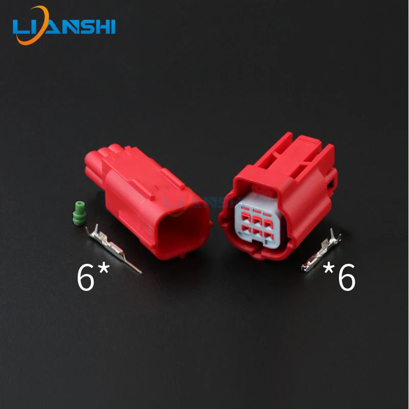 MWTR(P)B-06-1A-R red 6P electronic fuel injection motorcycle ODB diagnostic connector DJ7069Y-0.6-11/21