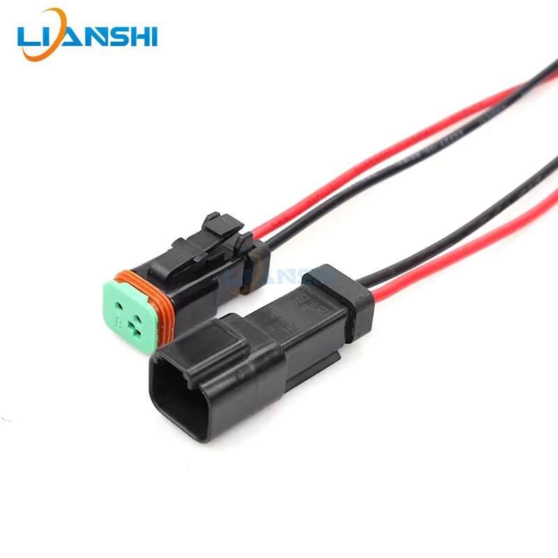 DT04-2P-CE03 DT06-2S-CE05 Deutsch type automotive waterproof connector connector 2pin male and female harness connector terminal
