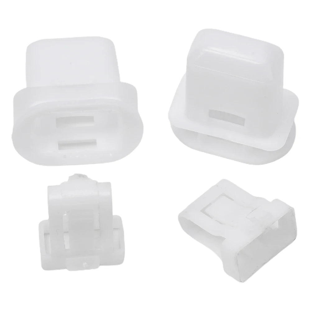 2 Pcs Rear Seat Cushion Seat Fixing Grommet Clip White Nylon For Toyota 72693 12080 Rear Seat Retention Cards