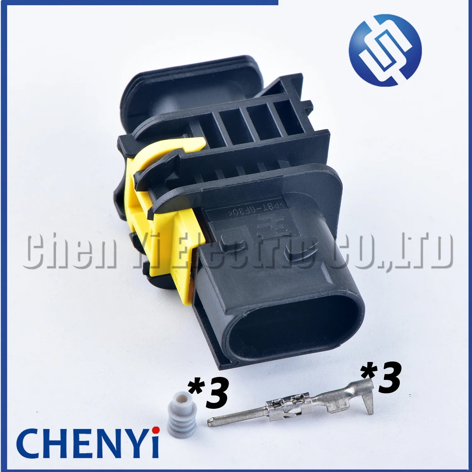 3 Pin female or male waterproof injector connector automotive electrical car ECU connector 1-1418448-1 1-1703843-1 1-1670730-1