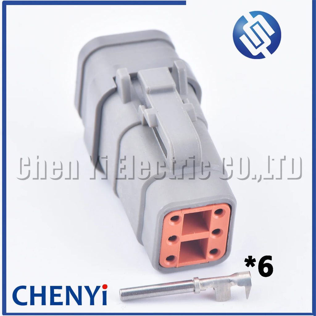 2 3 4 6 8 12 Pin Waterproof Connector Plug DTM06-2S-E007 DTM06-3S-E007 DTM06-4S-E007 DTM06-6S-E007 DTM06-8S-E007 DTM06-12S-E007