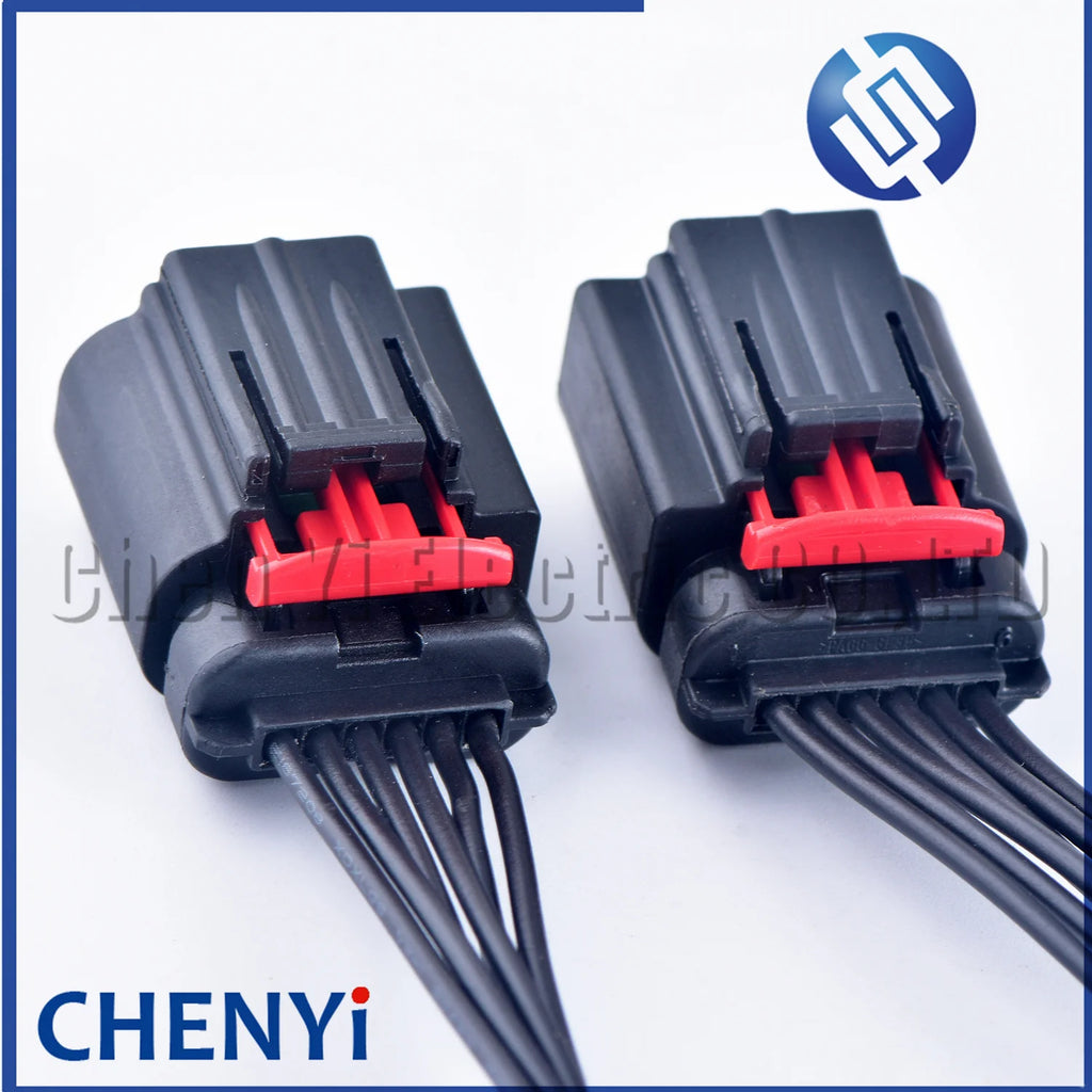 6 Pin Auto Accelerator Pedal throttle valve Connector Air flow meter Wiring Harness Plug 1438153-5 1-1419168-1 For Ford Mazda