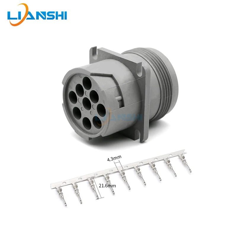 HD16-9-96S automotive male and female connector 9-core waterproof plug-in HD10-9-96P