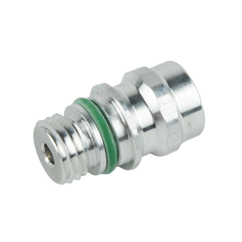 A/C Service Valve High Side R-134a Port Adapter With Replaceable Valve Cores Air Conditioning Pipeline