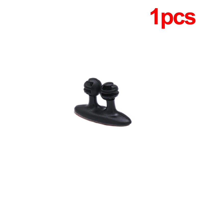 Car Cable Manager Hook Clasp Clamp Universal Auto Interior Dashboard Phone Charger Cable Holder Headphone Line Organizer Tools