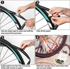 Quick-Fix Glue-Free Bicycle Tire Repair Patche 1/30/50pcs Durable Protection for Mountain Road Bikes with Easy Application amagi