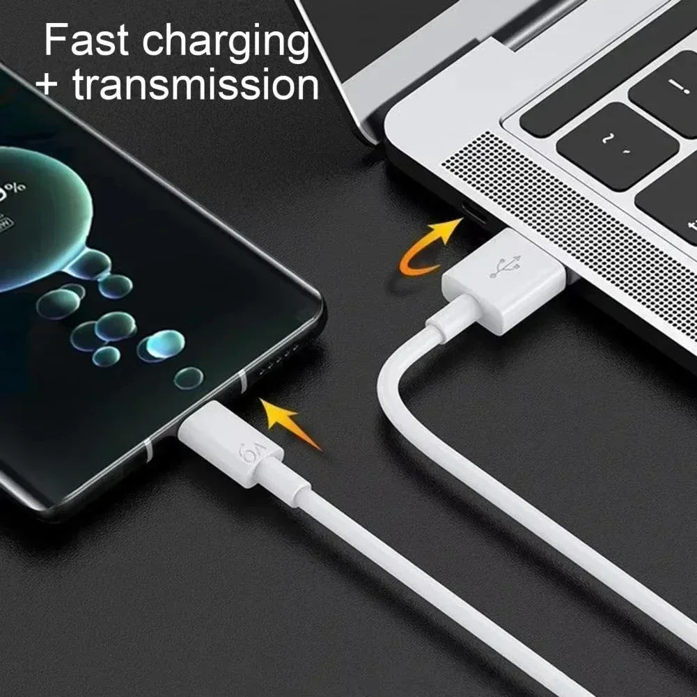 100W USB to Type C Cable For Samsung S24 S23 Ultra Xiaomi 14 Redmi Huawei Oneplus 12 Charge Line 7A Fast Charging Charger Amagi