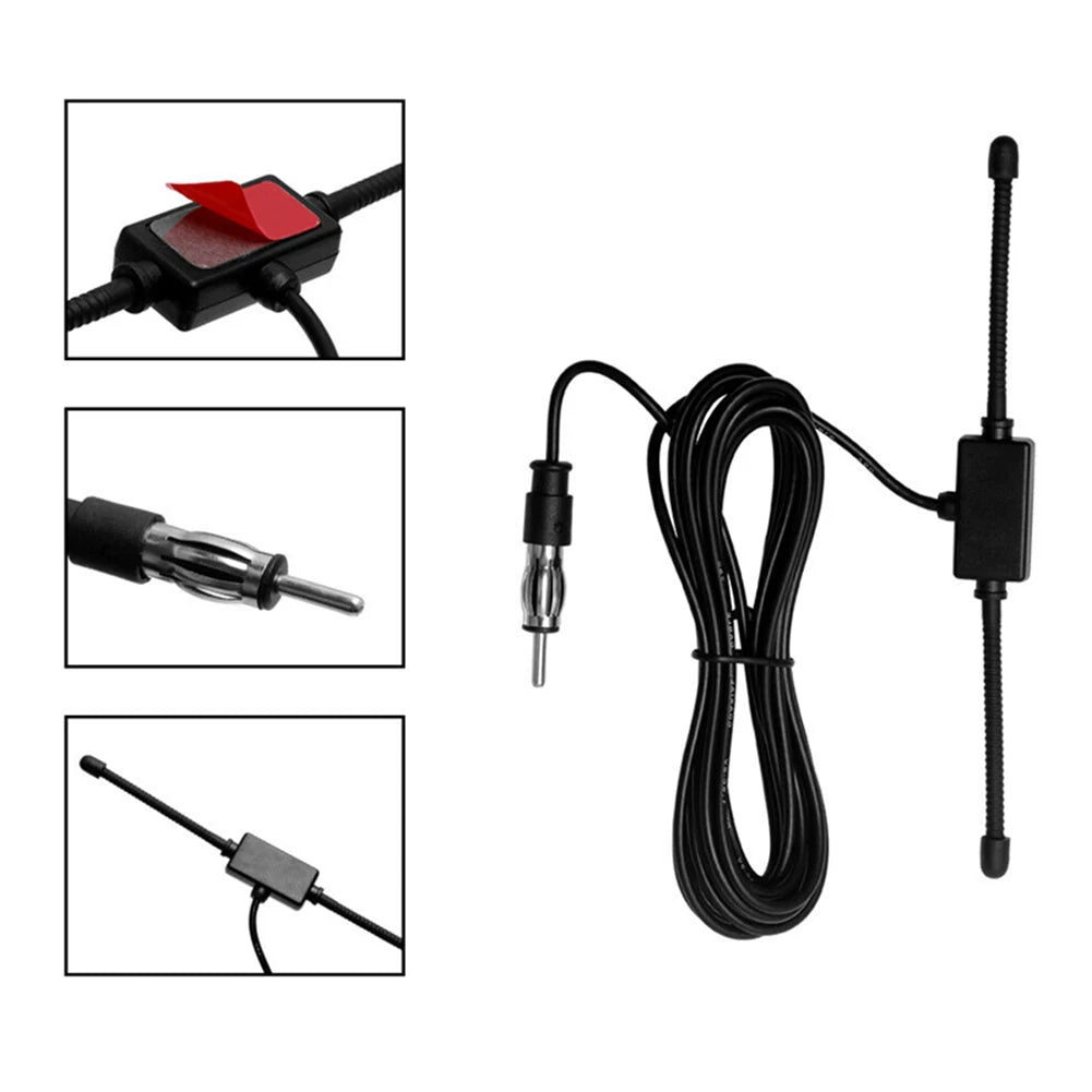Car Dipole Antenna Boat Stereo AM FM Glass Antenna Radio Car Antenna Radio Universal Automobile Parts Car GPS Accessories