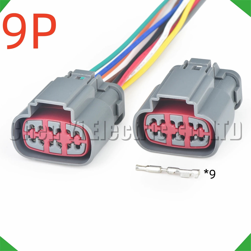 9-pin auto connector connector automotive connector solenoid harness 14s411-vca ford