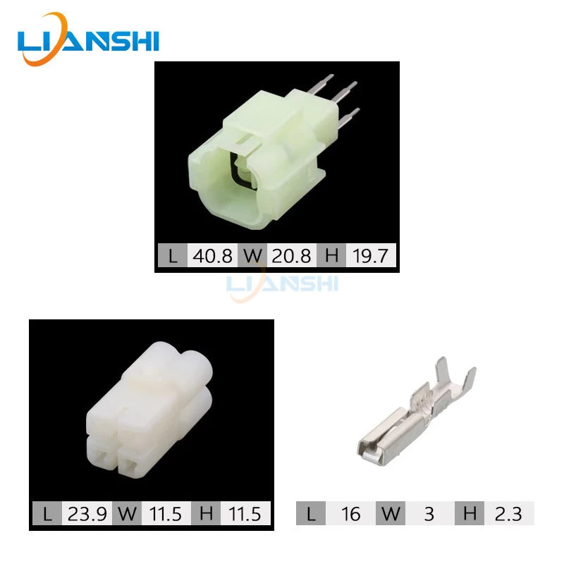 5set 6180-4331 for automotive oxygen sensor motorcycle ignition connector 4p plug fitting terminal DJ7041-2.3-11/21