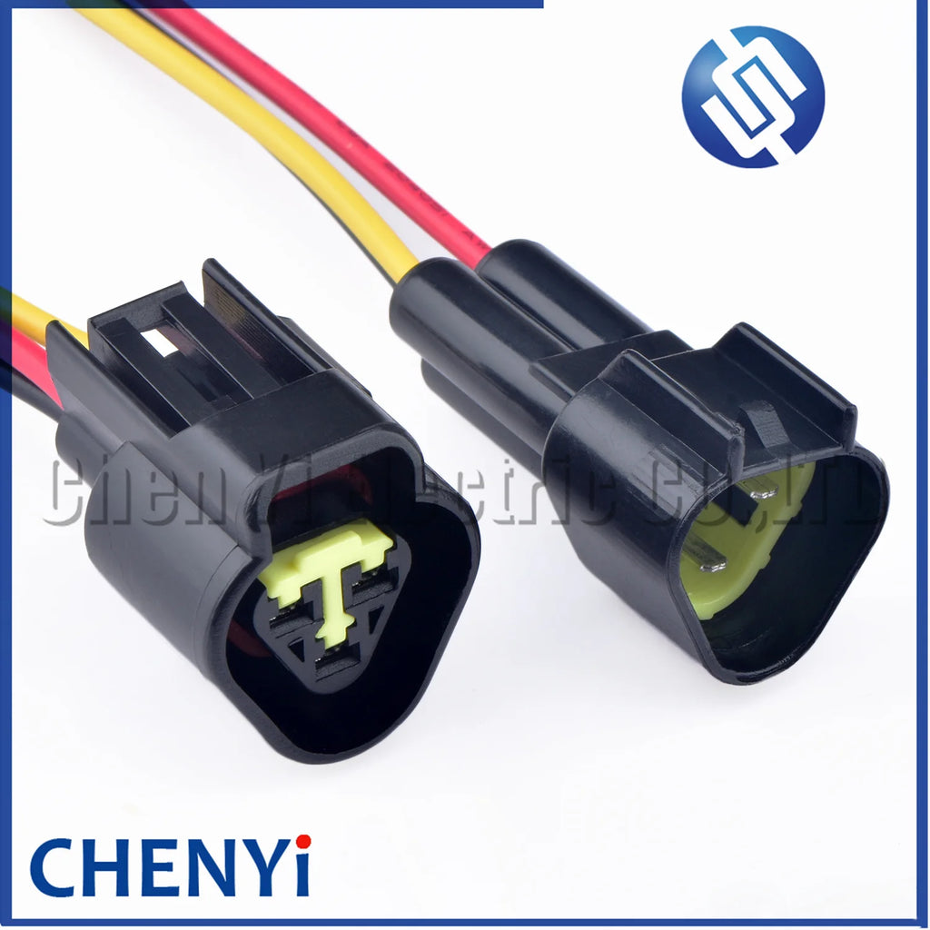 3 Pin 2.3mm Furukawa Black Auto Male or Female Car Waterproof Connector Wire Harness Switch plug FW-C-3M-B FW-C-3F-B