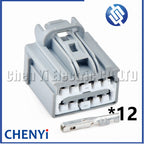 12 Pin Automotive connector Keyless start module Wire harness plug 7283-3442-40 7282-3442-40 For Ford Nissan Volvo BLIS